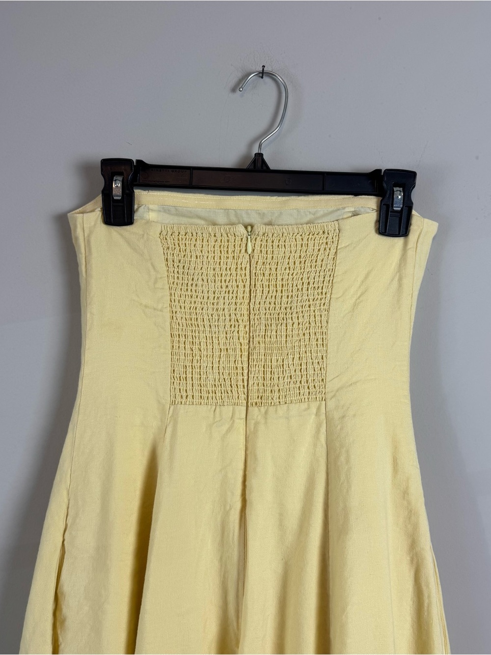 Favorite Daughter The Favorite Linen Dress Strapless Maxi MoonBeam Dress 4 - Picture 12 of 15